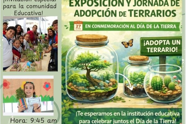 Invitación actividad día lunes día de la Tierra